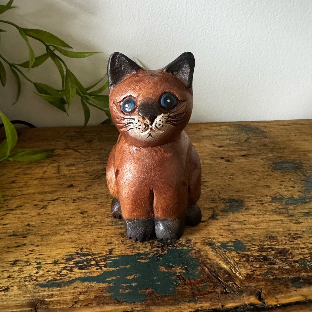 Handcrafted Cat Figurine